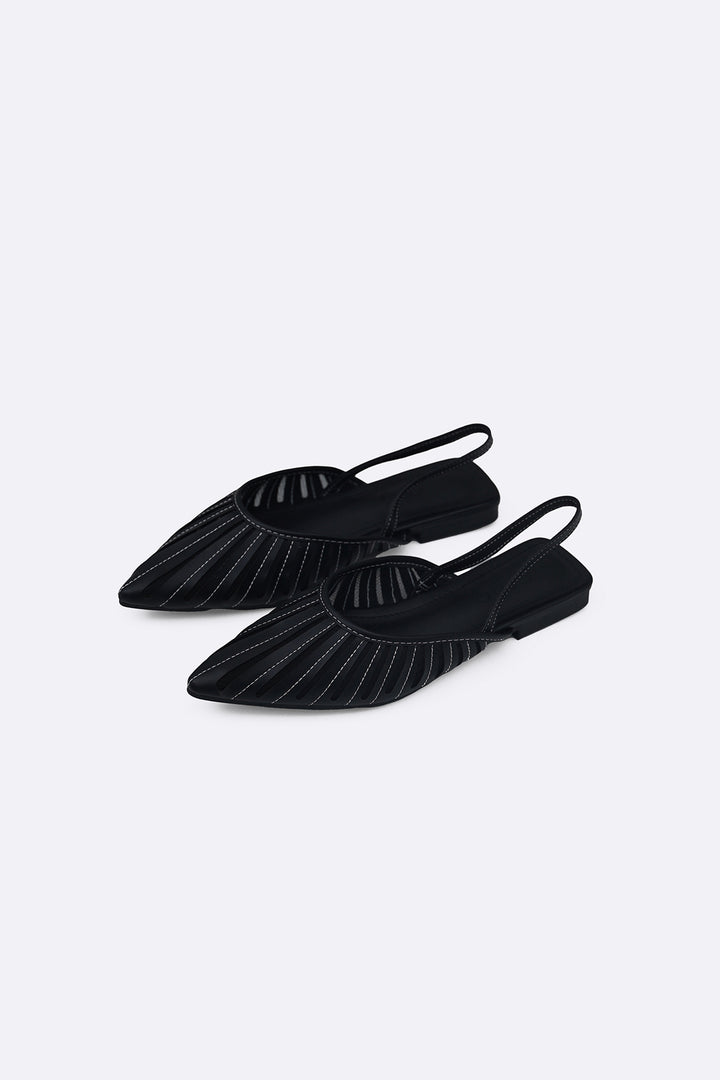 BLACK HORIZON SLINGBACKS