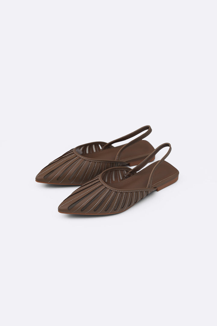 KHAKI HORIZON SLINGBACKS