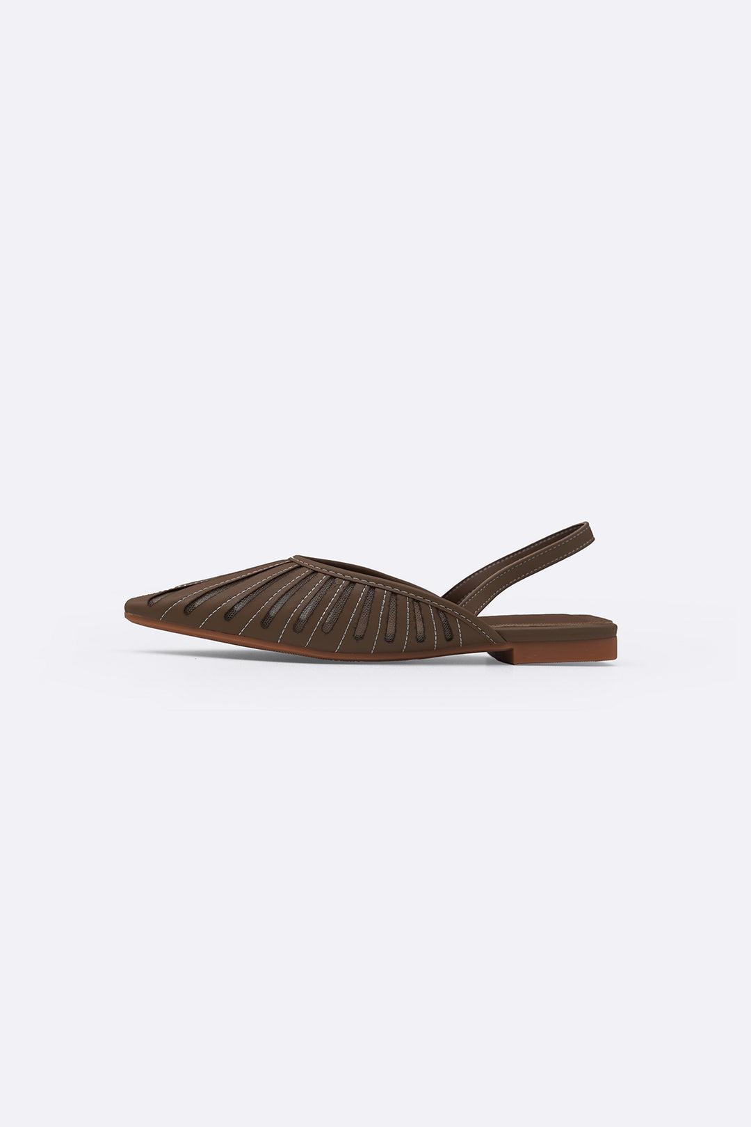 KHAKI HORIZON SLINGBACKS