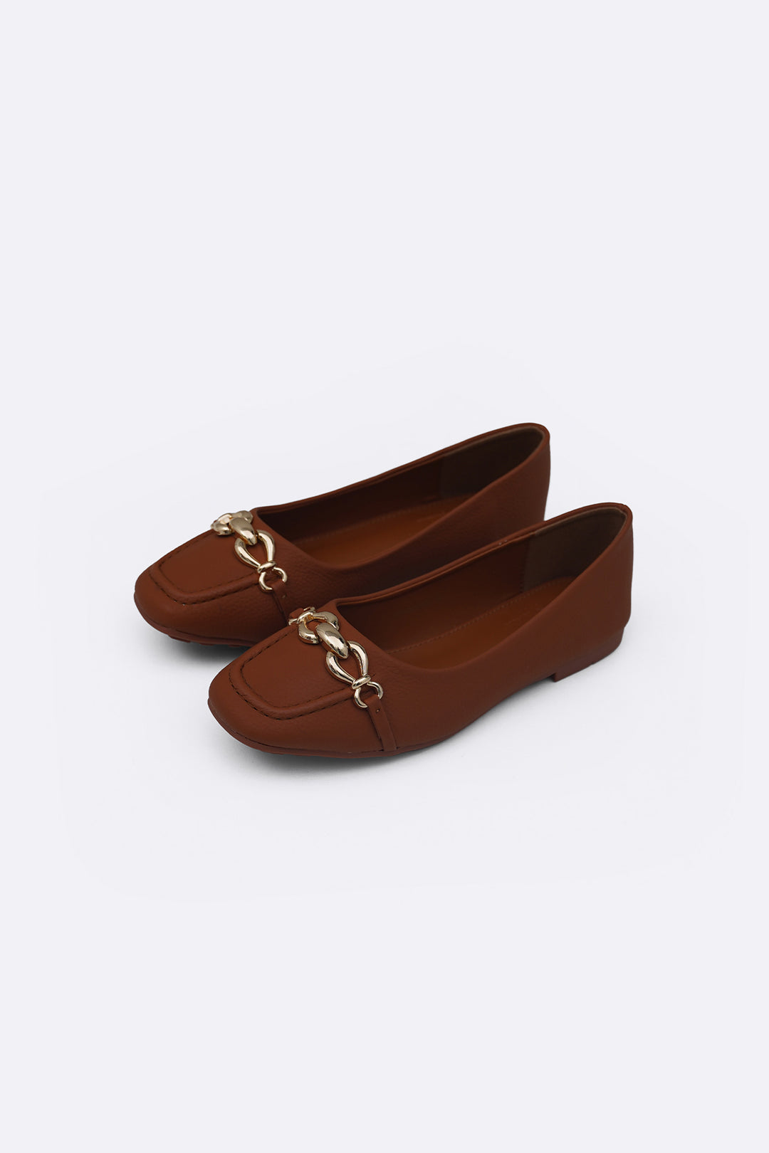 BROWN KAMI COMFORT FLATS