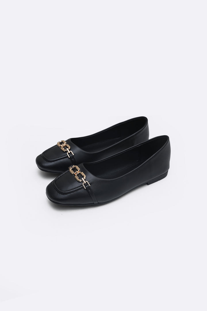 BLACK LEILA MAMA PUMPS