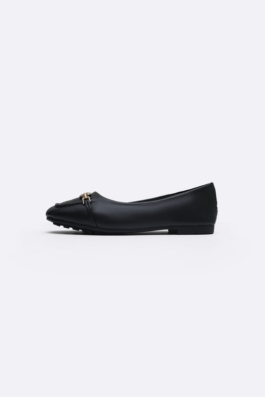 BLACK LEILA MAMA PUMPS