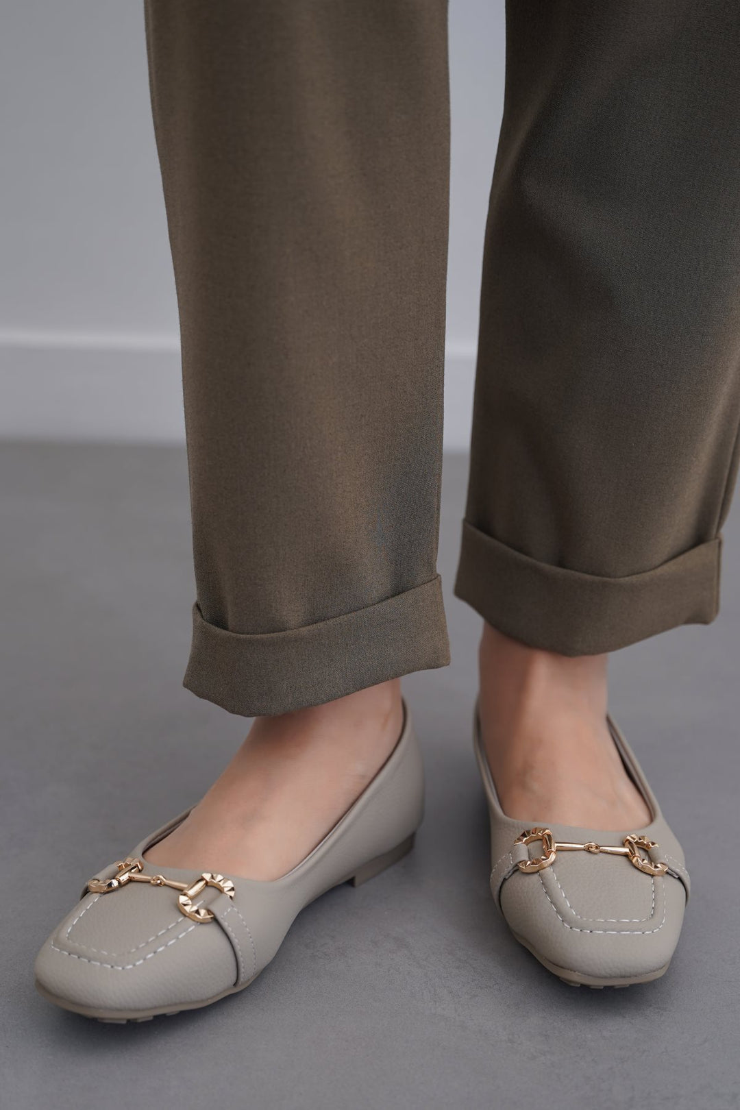 GREY KAMI COMFORT PUMPS