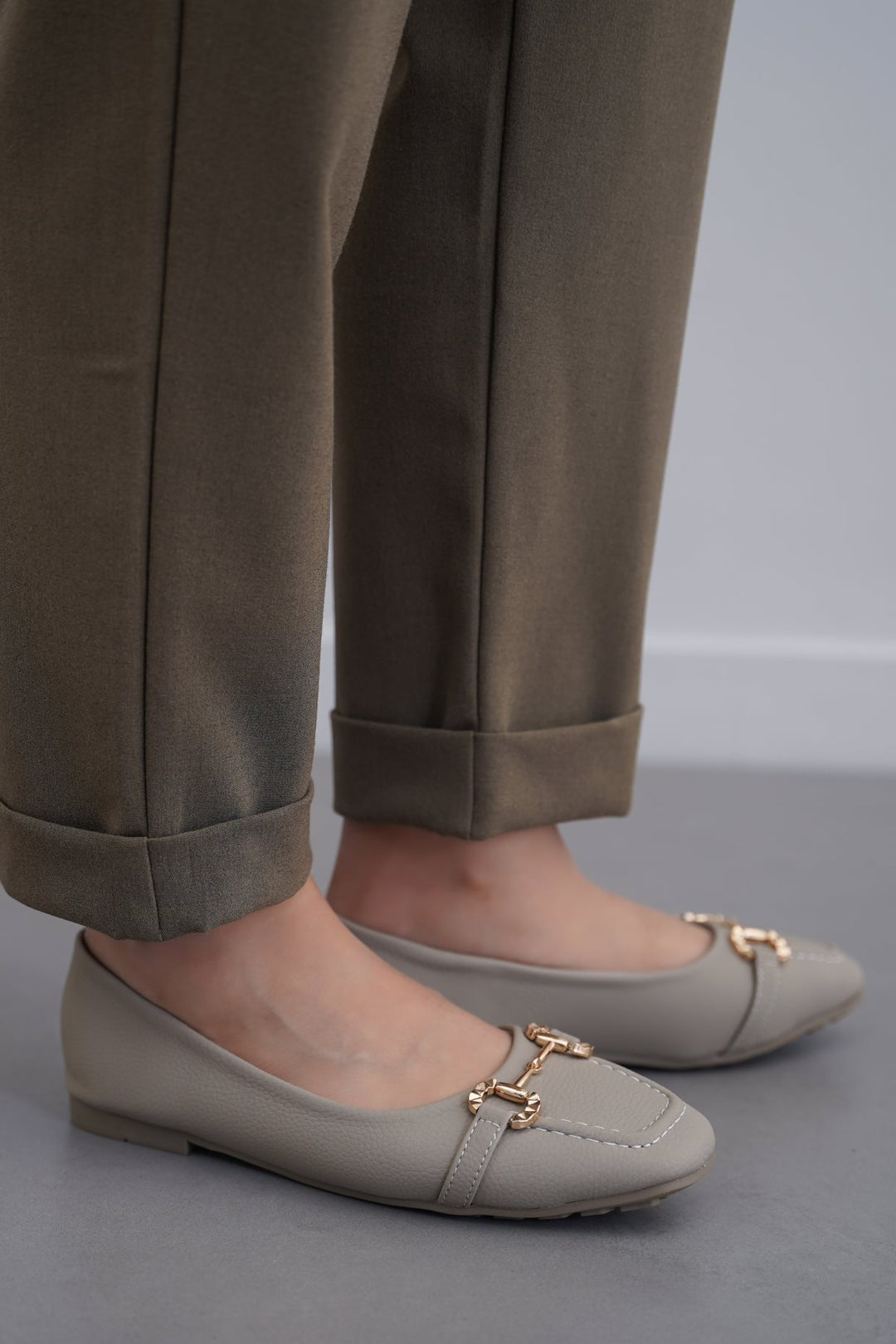 GREY KAMI COMFORT PUMPS