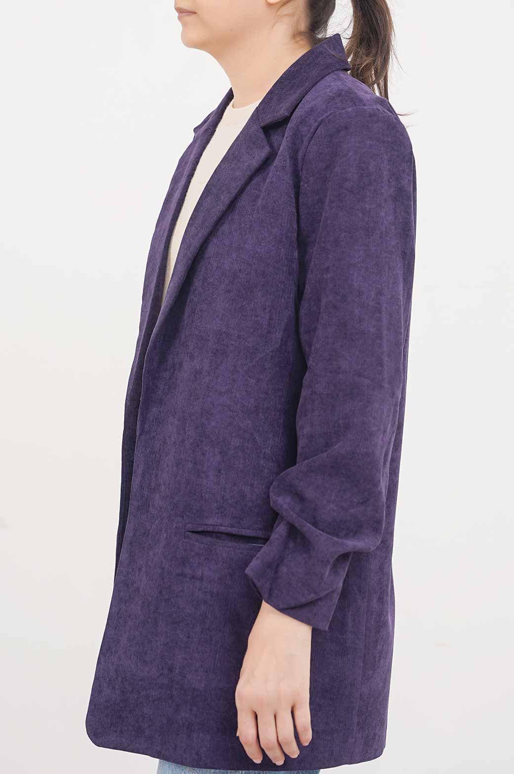 NAVY TAPESTRY WINTER BLAZER