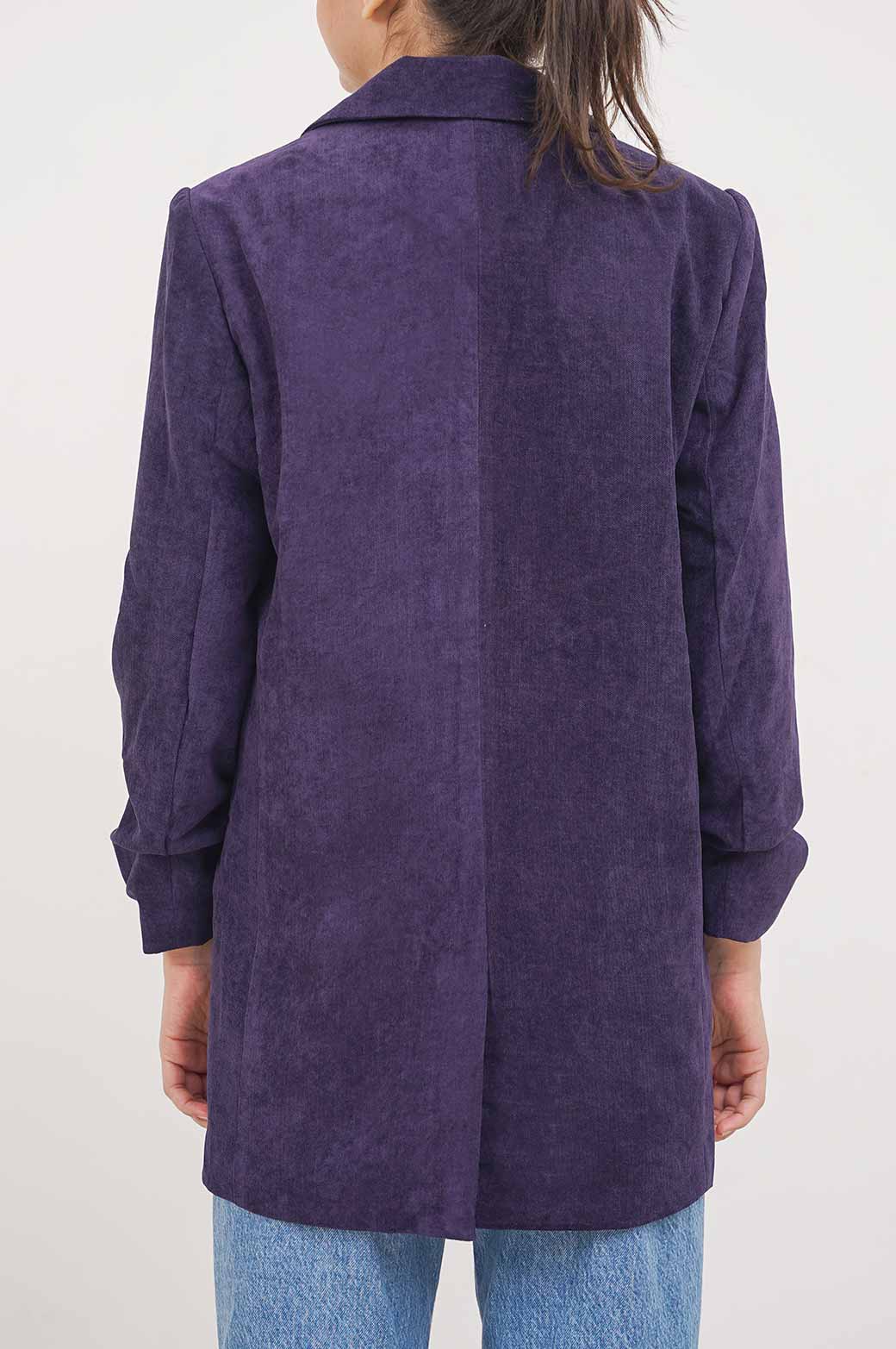 NAVY TAPESTRY WINTER BLAZER