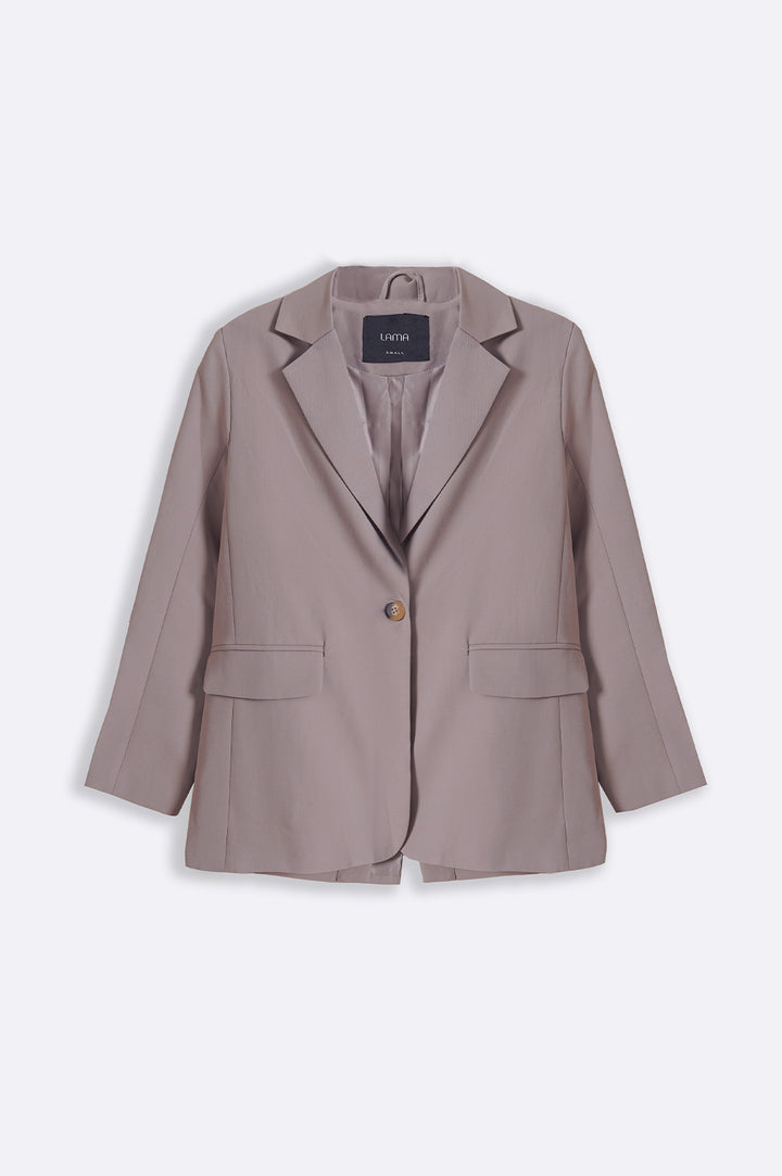 BASIC SINGLE-BUTTON BLAZER