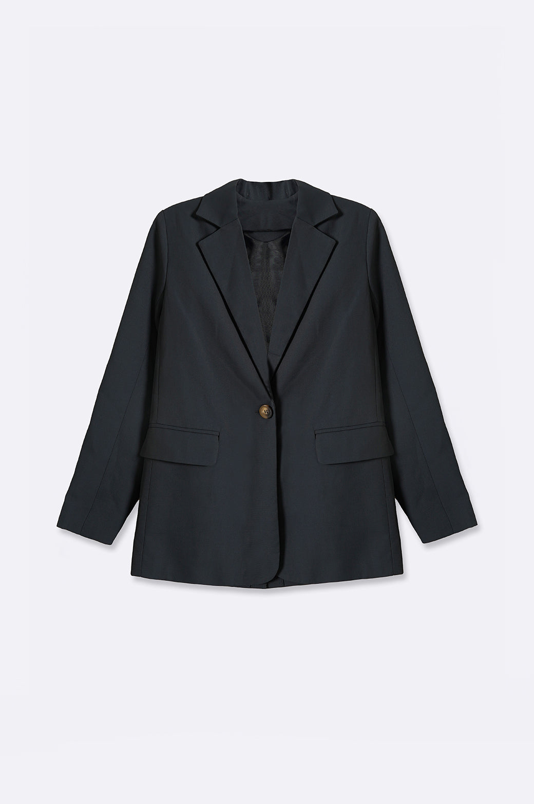 BASIC SINGLE-BUTTON BLAZER