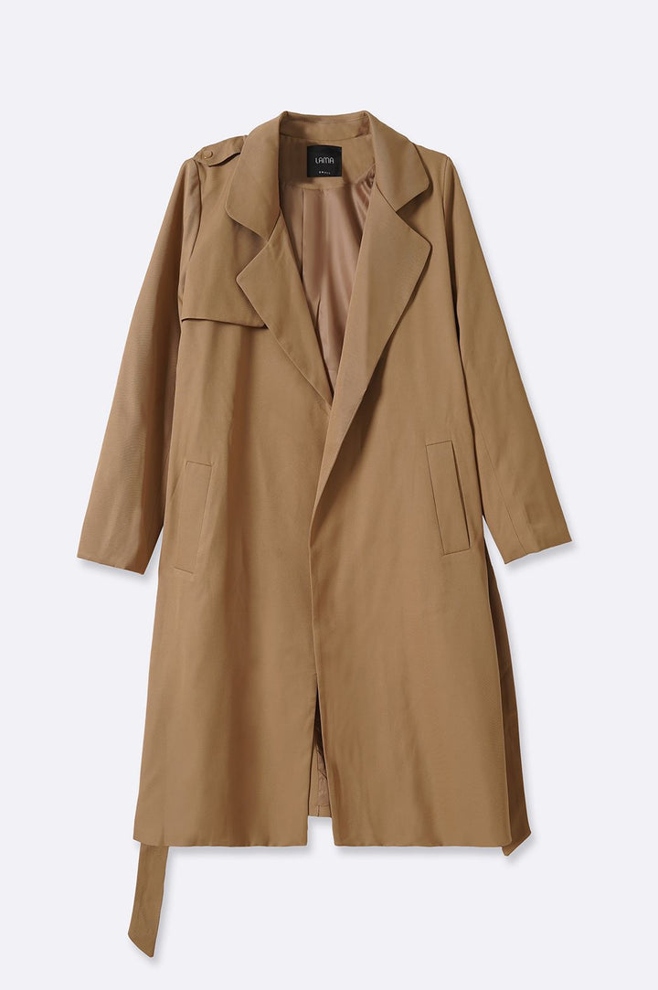 KHAKI CLASSIC TRENCH COAT