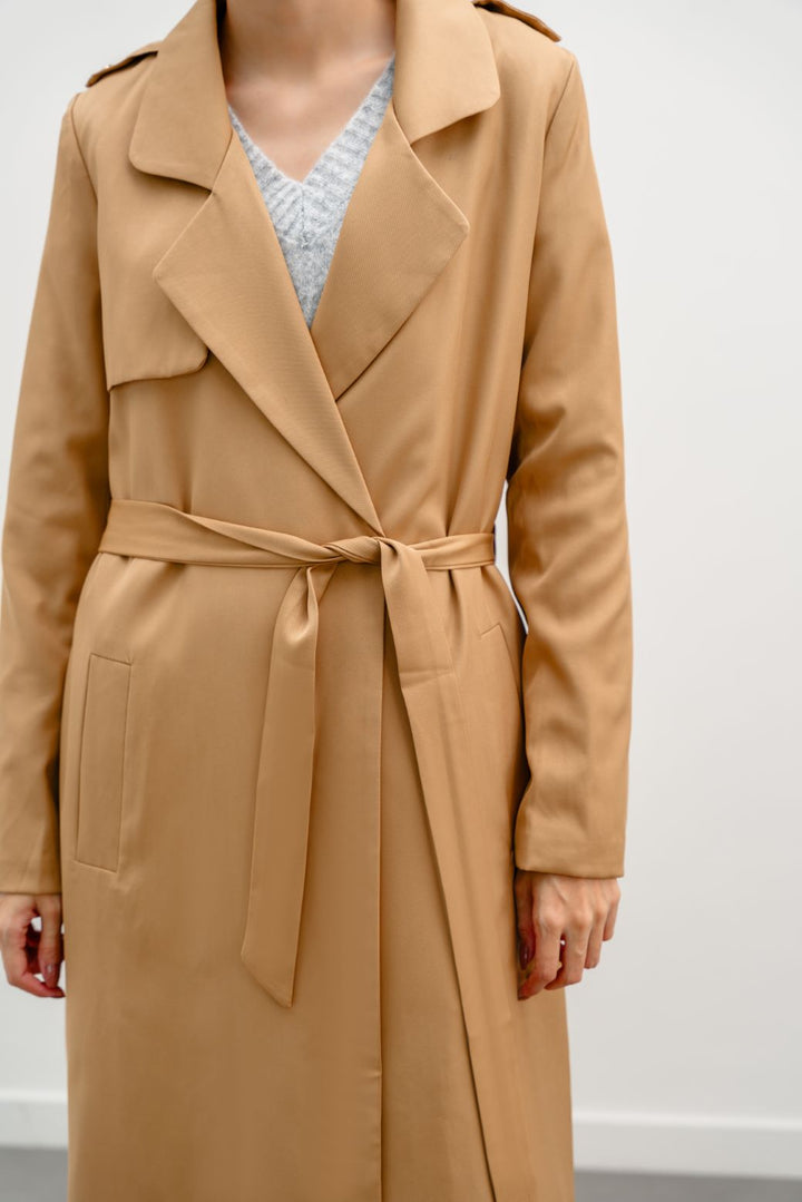 KHAKI CLASSIC TRENCH COAT