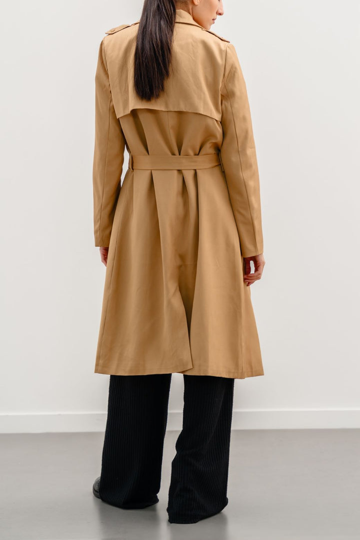 KHAKI CLASSIC TRENCH COAT