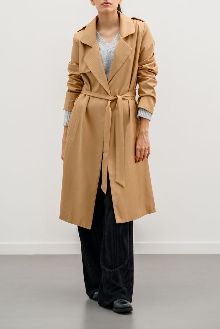 KHAKI CLASSIC TRENCH COAT