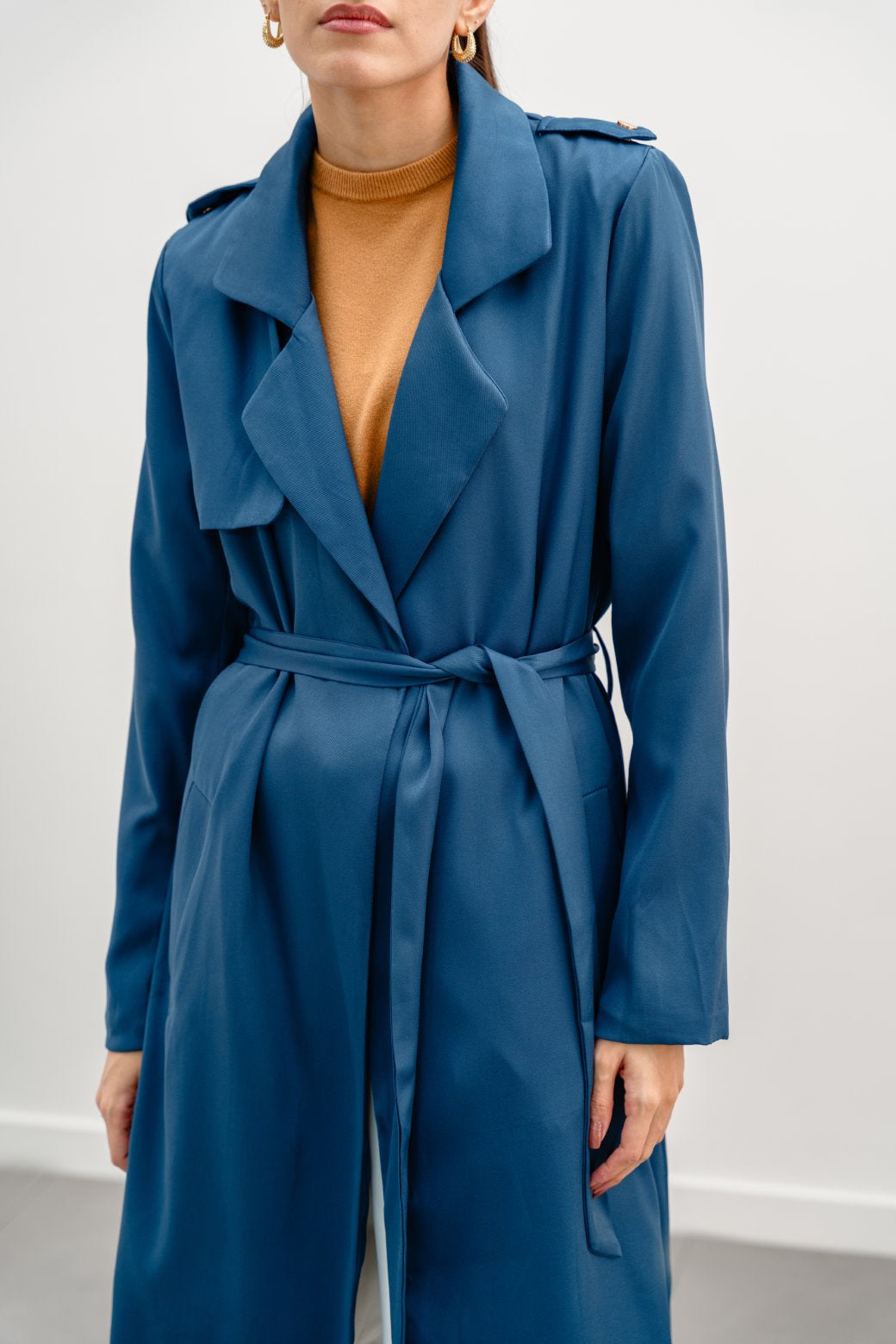 NAVY CLASSIC TRENCH COAT