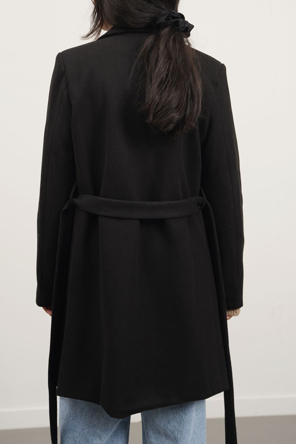BLACK LILY MID-LENGTH COAT