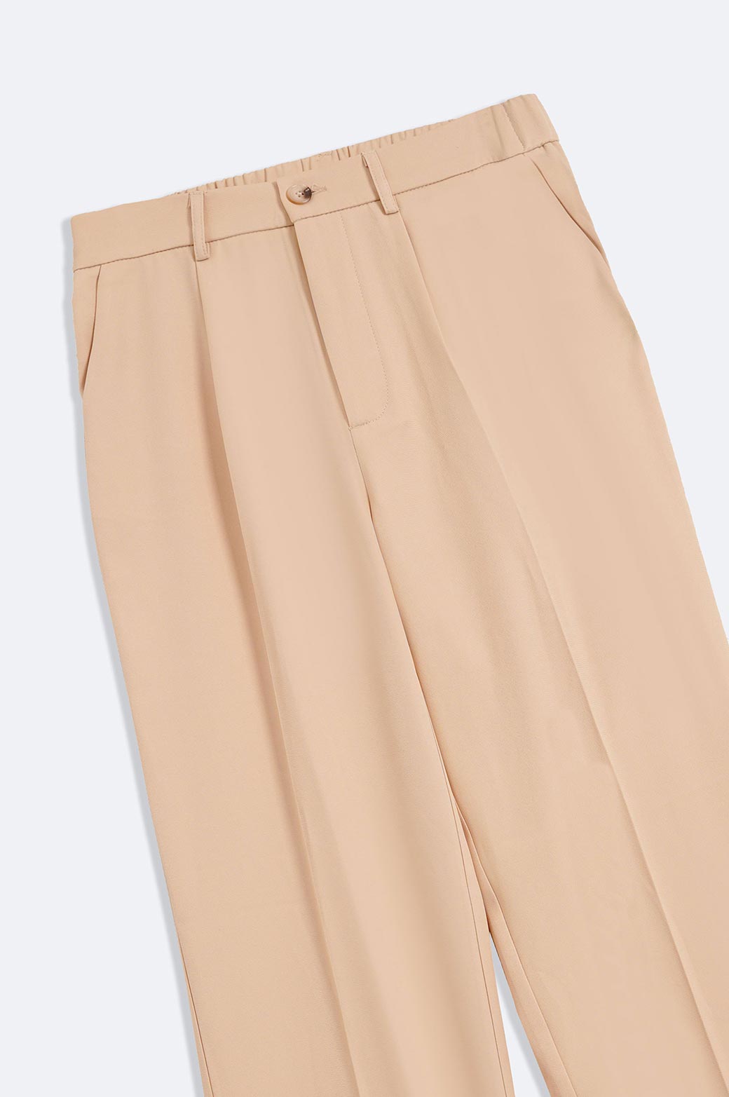 BLACK STRAIGHT TAILORED PANTS