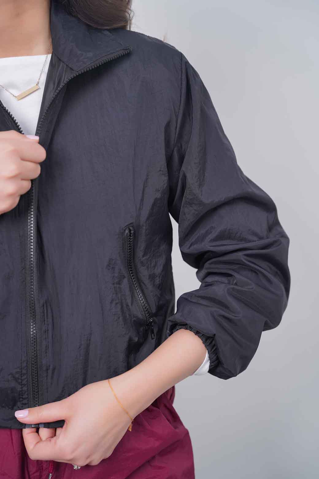 BLACK PARACHUTE JACKET