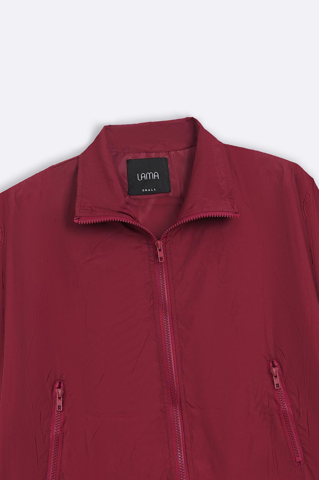 MAROON PARACHUTE JACKET
