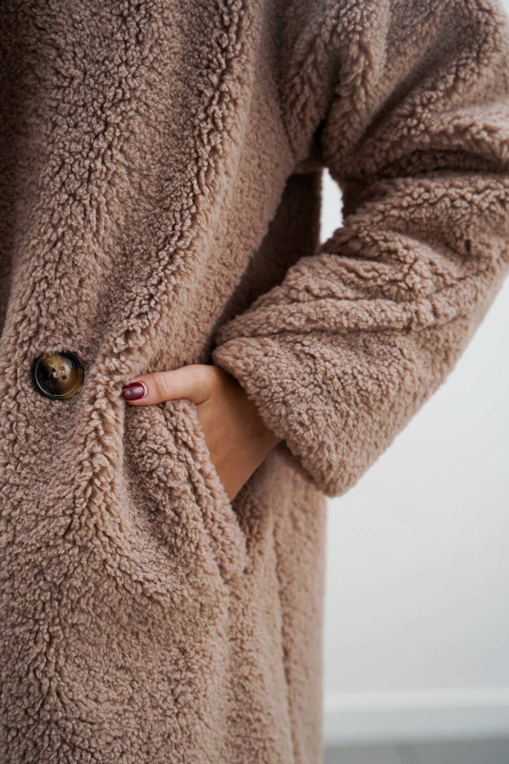 COFFEE TEDDY DREAM COAT