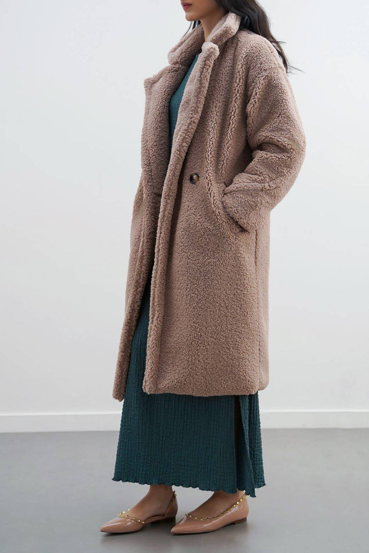 COFFEE TEDDY DREAM COAT