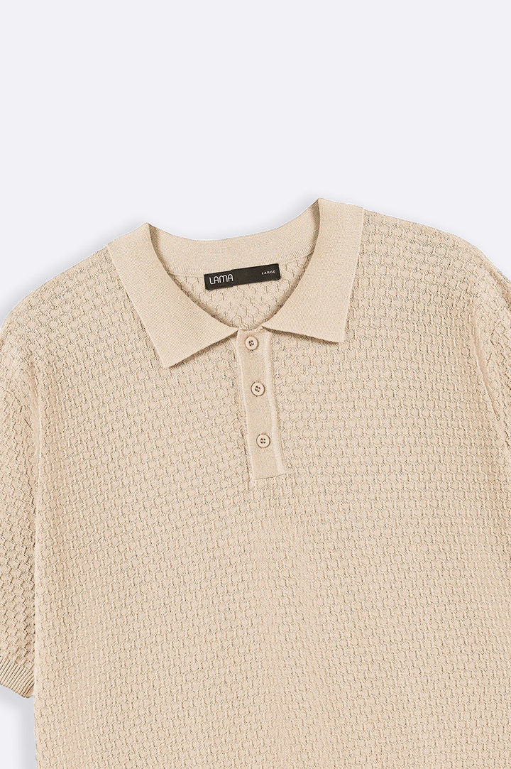 TEXTURED POLO