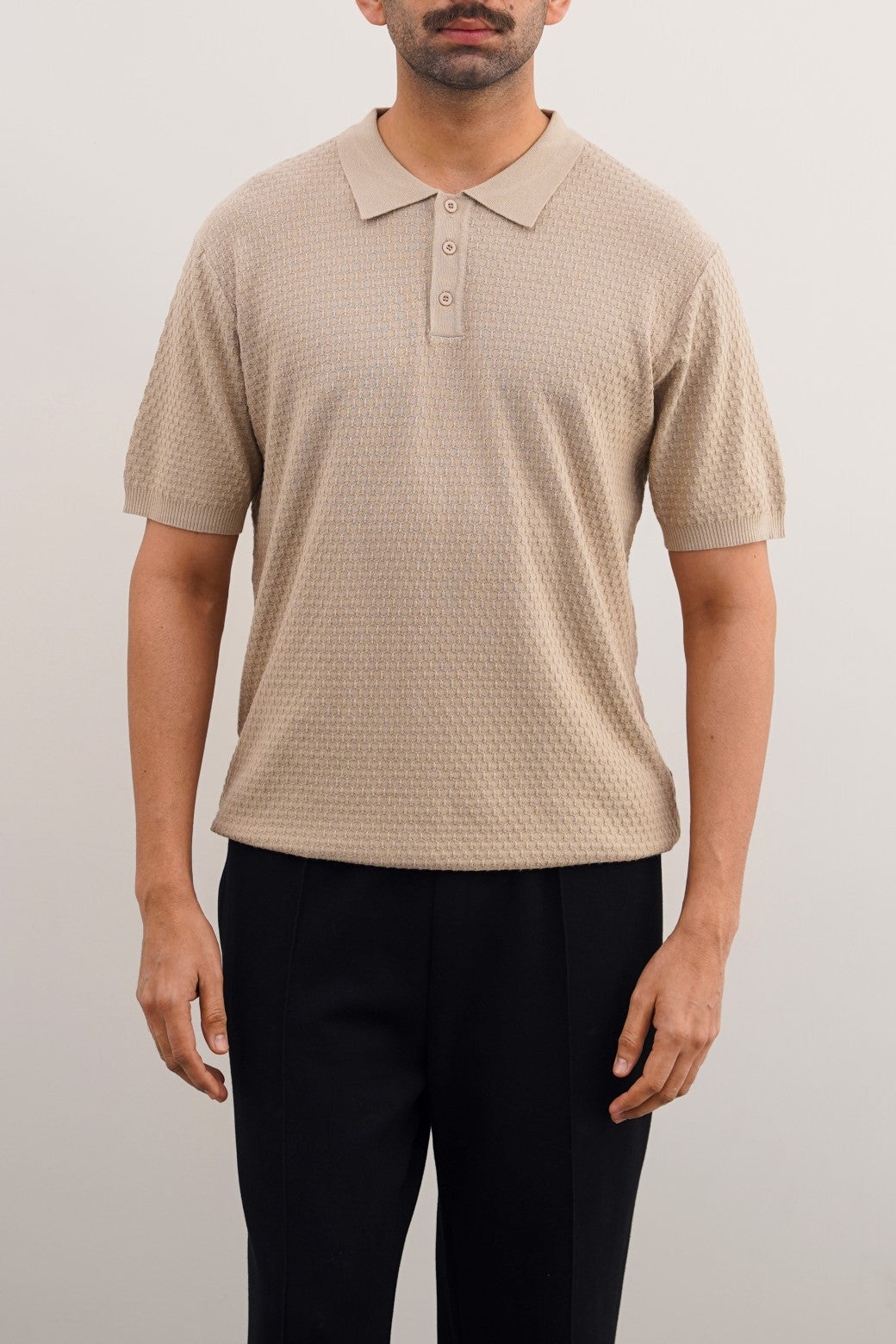 TEXTURED POLO