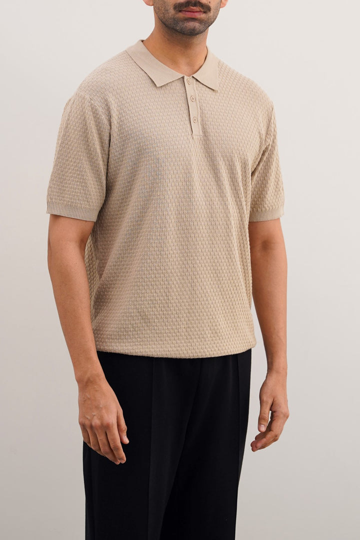 TEXTURED POLO