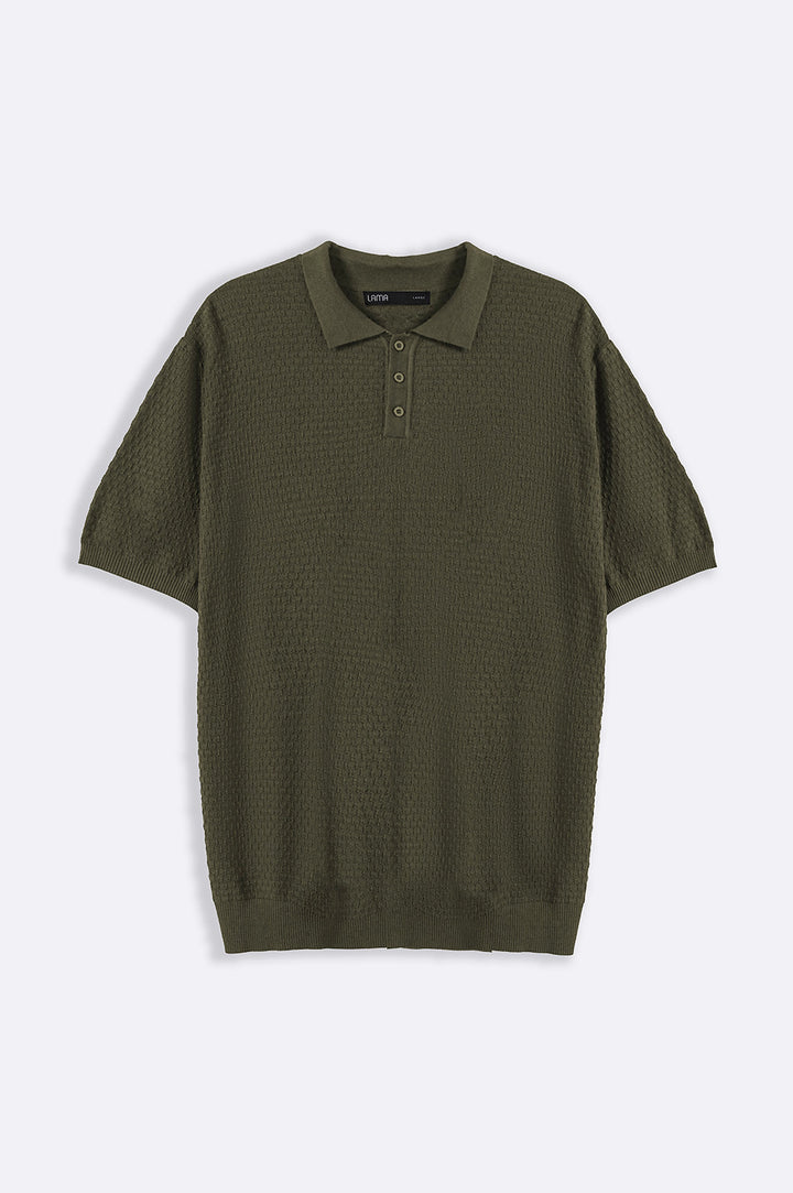 TEXTURED POLO