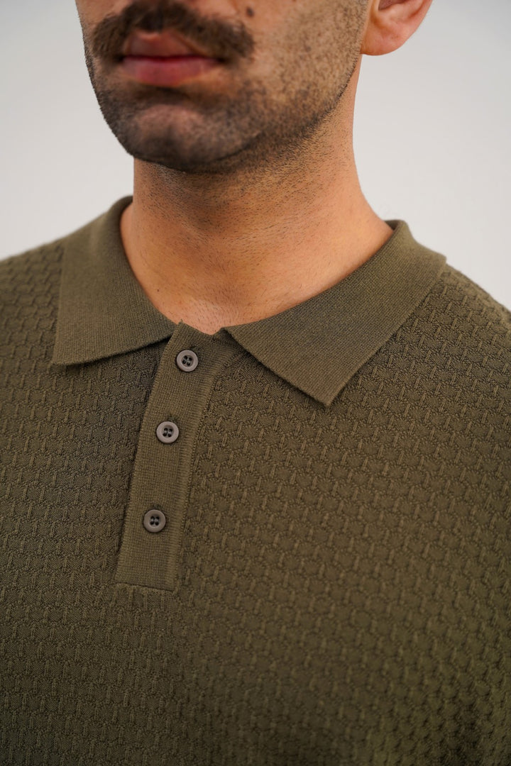 TEXTURED POLO