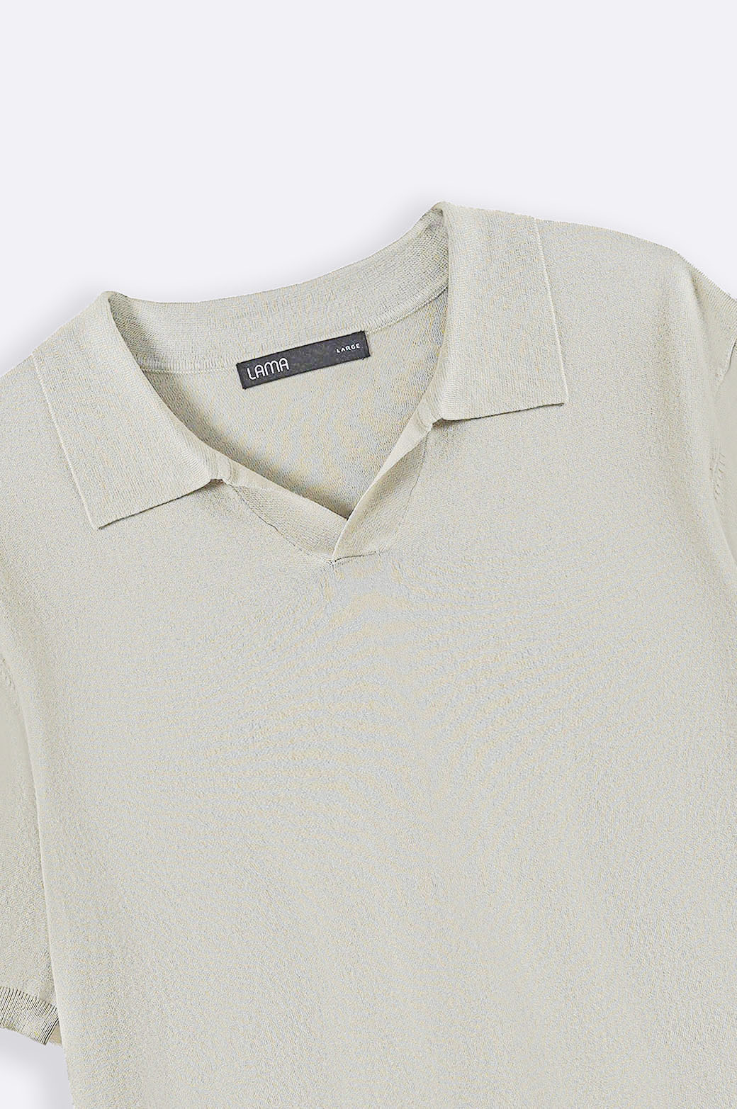 LIGHT GREEN TEXTURED POLO