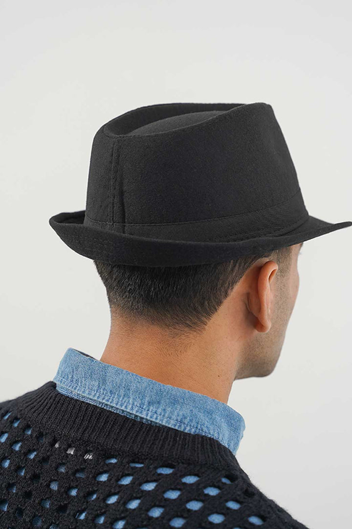 BLACK NEWSROOM FEDORA HAT