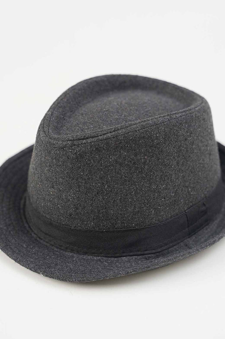 GREY NEWSROOM FEDORA HAT