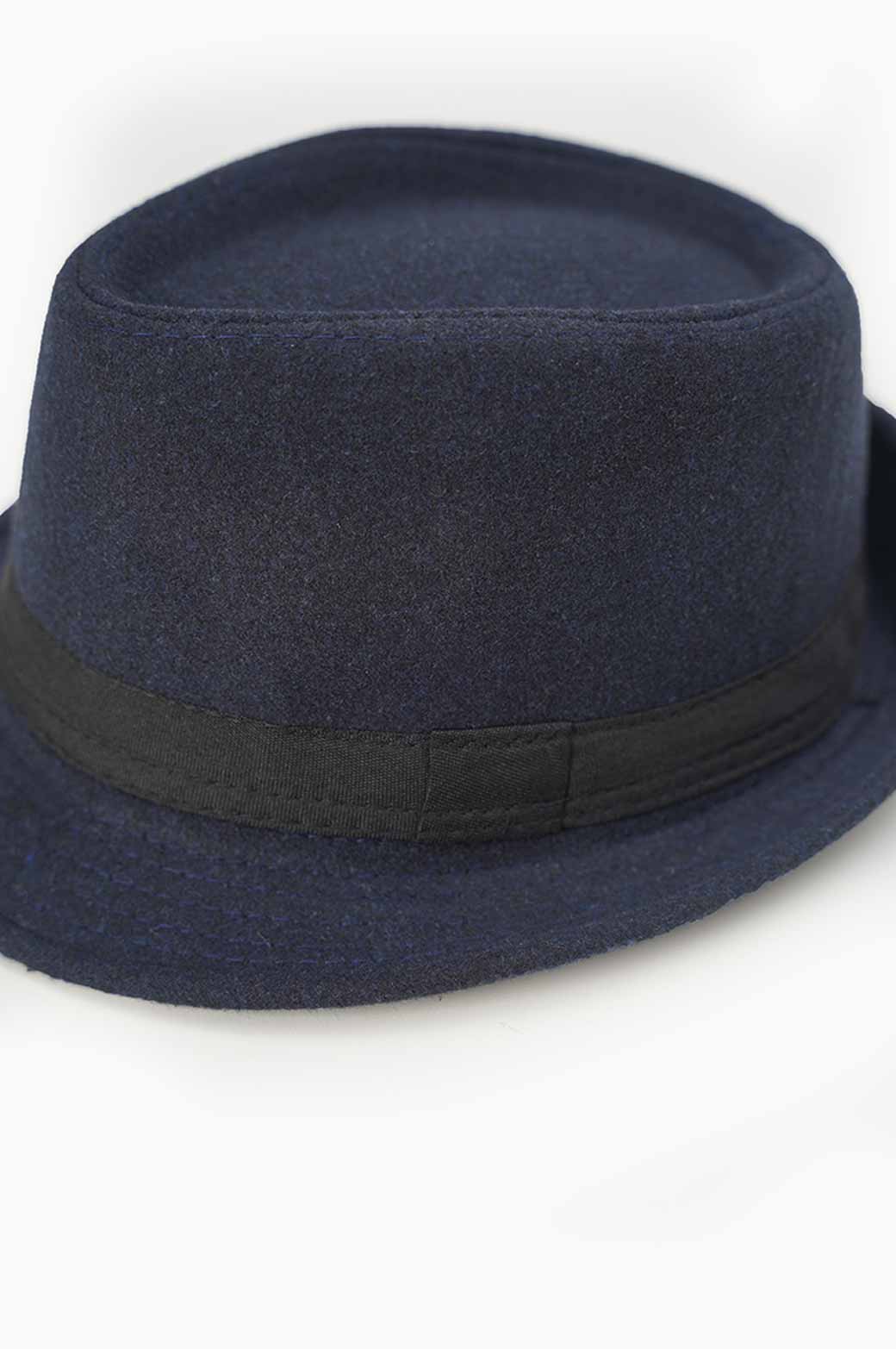NAVY NEWSROOM FEDORA HAT