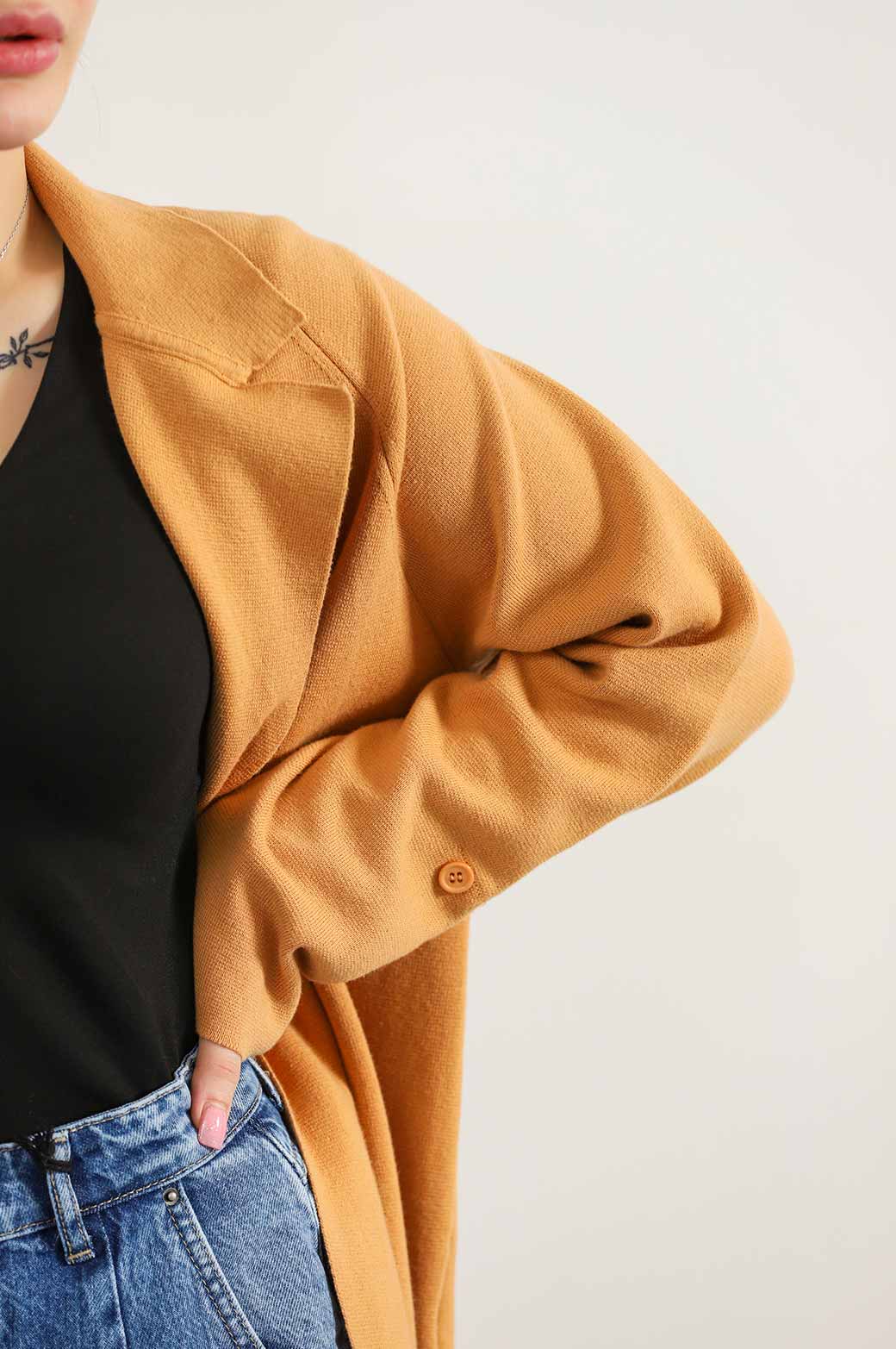 CAMEL SWEATER BLAZER
