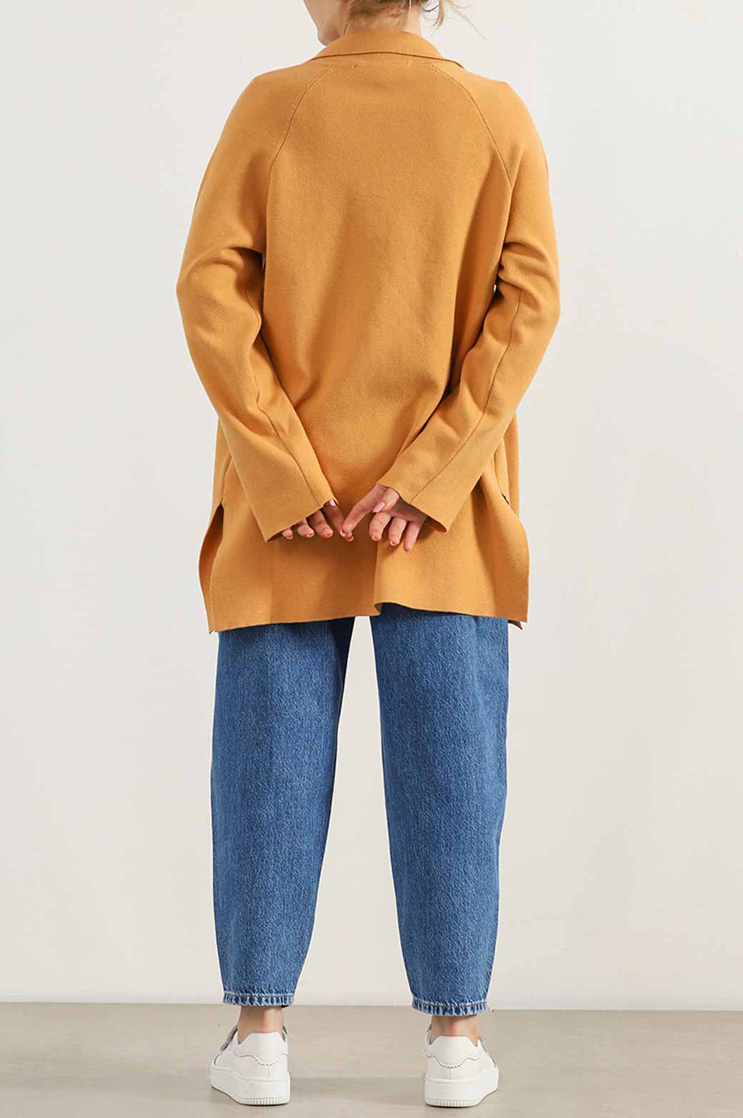 CAMEL SWEATER BLAZER