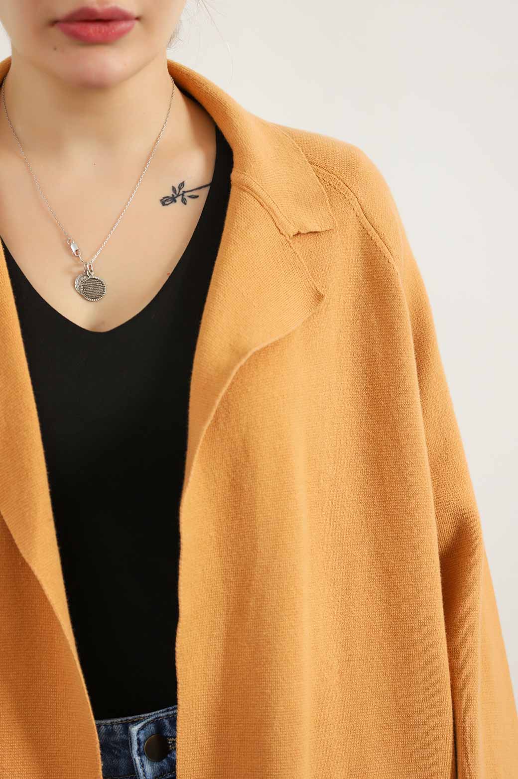 CAMEL SWEATER BLAZER