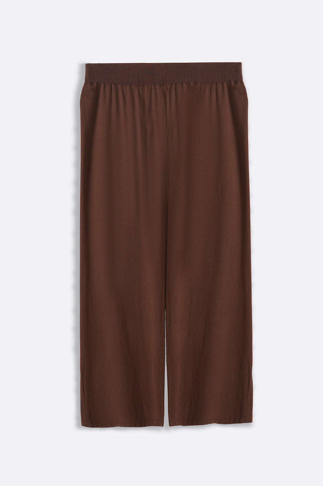 SOFT-KNIT STRAIGHT TROUSERS