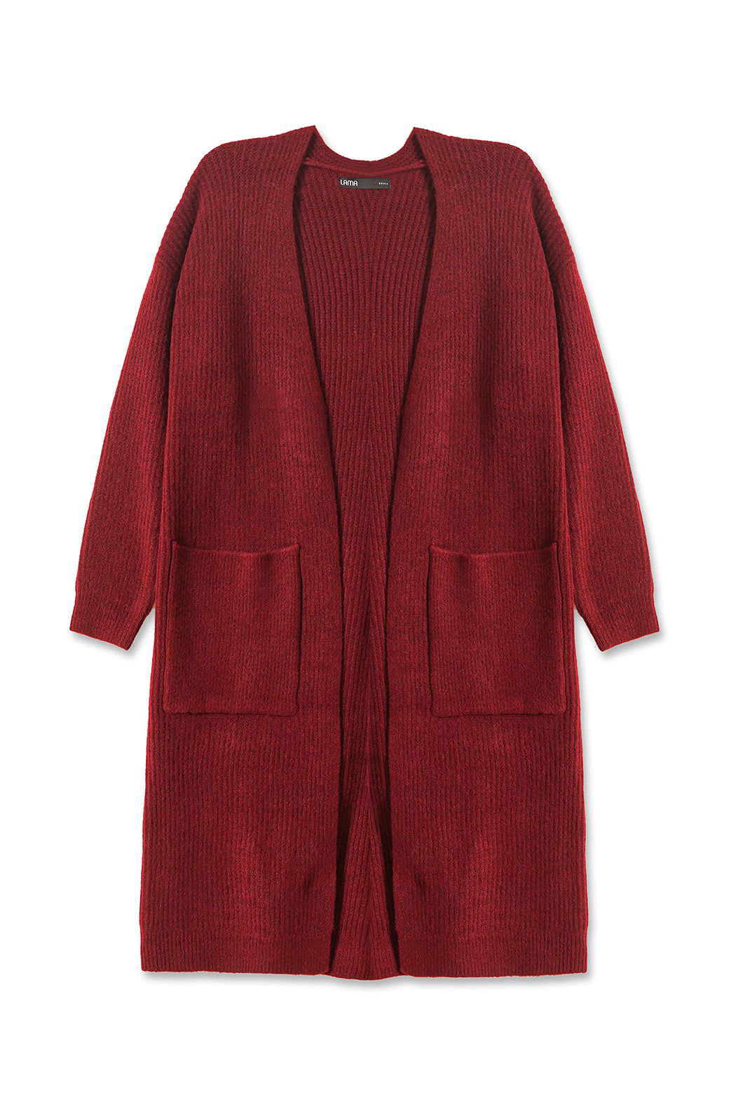 RED VIENNA WOOLY CARDIGAN