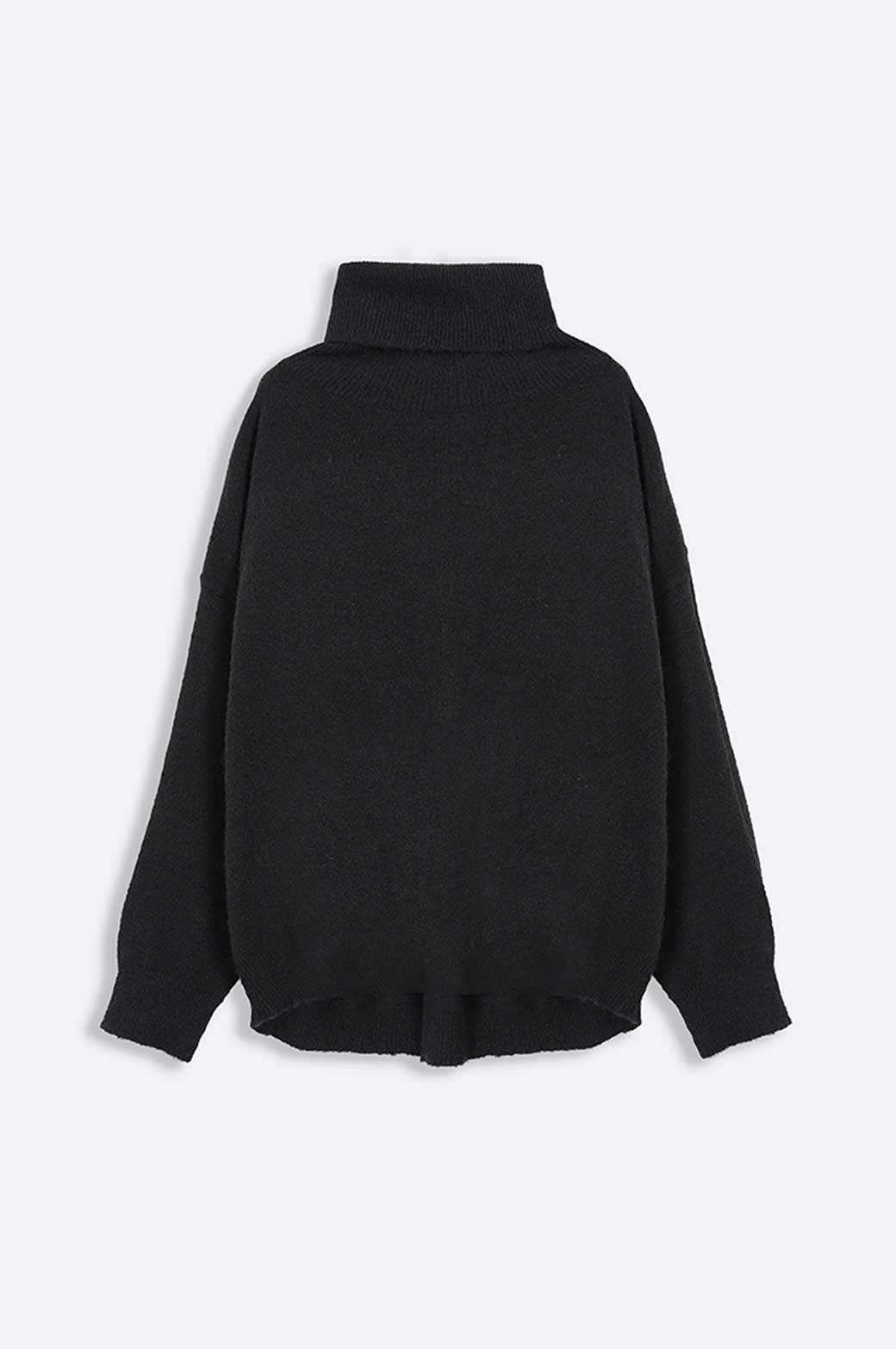BLACK MANHATTAN HIGH NECK