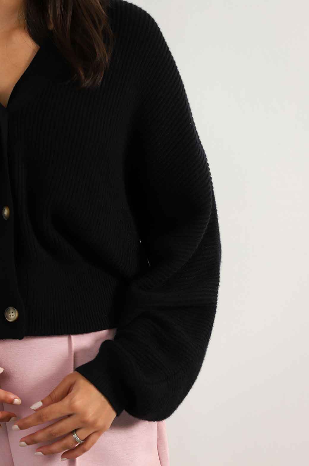 Black SOFT EVERYDAY CARDIGAN