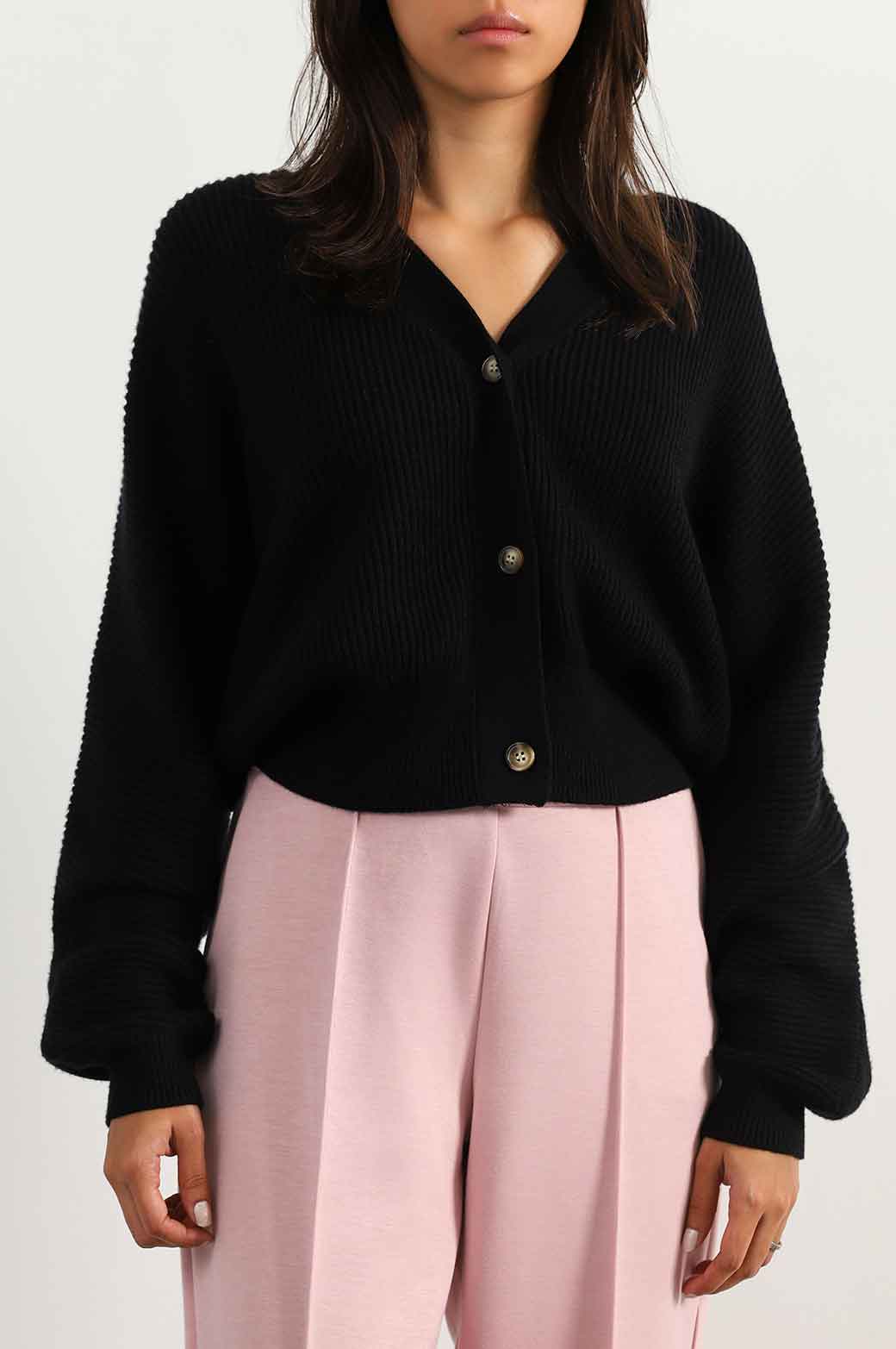 Black SOFT EVERYDAY CARDIGAN