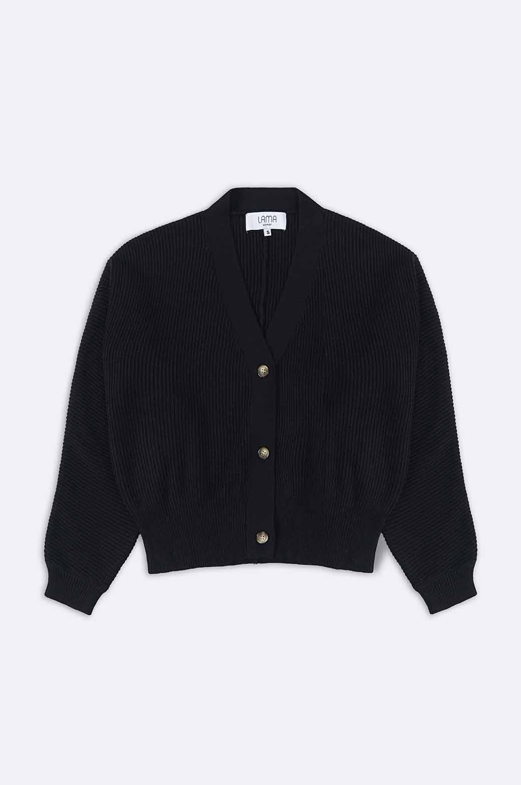 Black SOFT EVERYDAY CARDIGAN