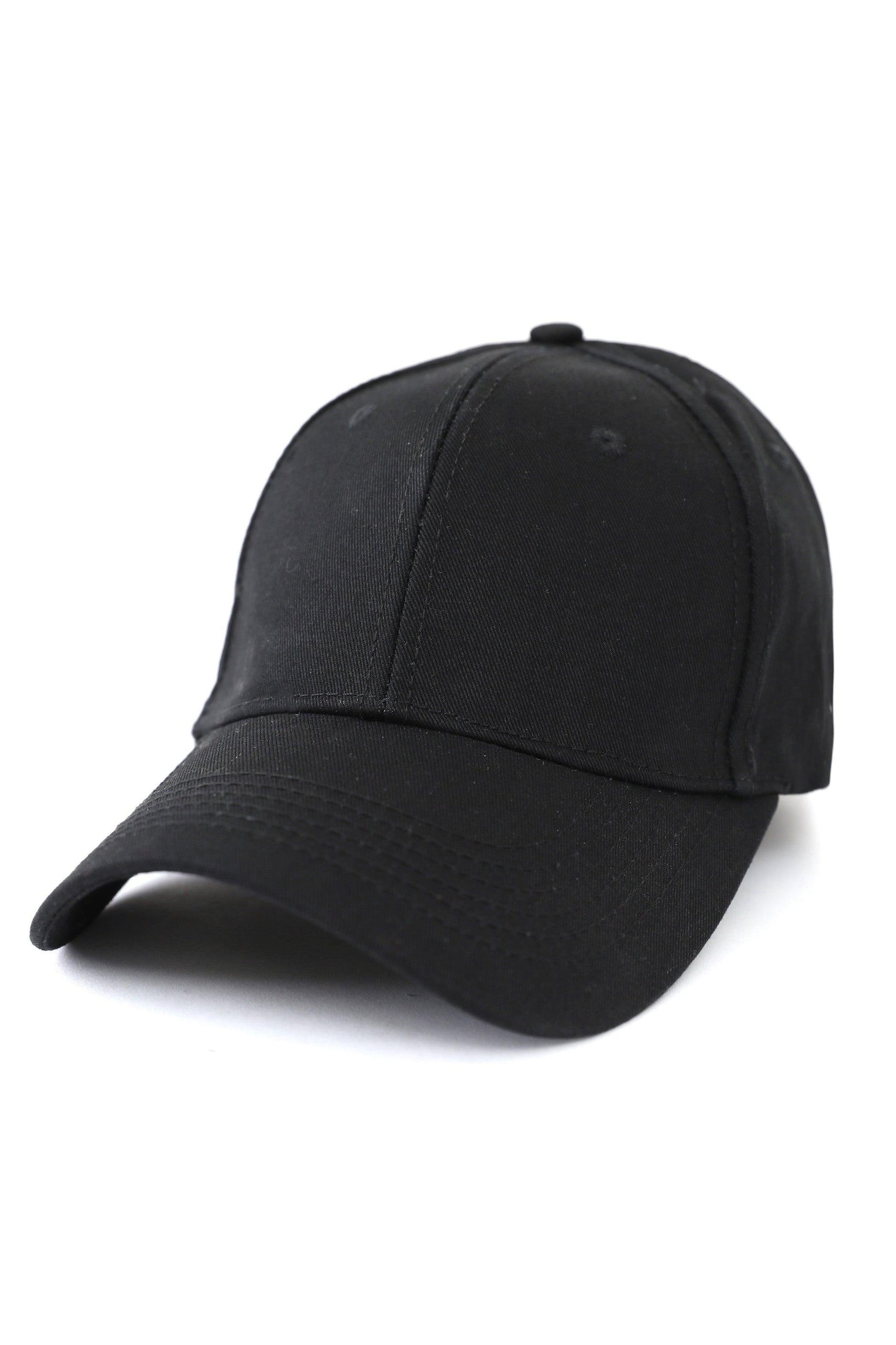 BLACK BASEBALL CAP