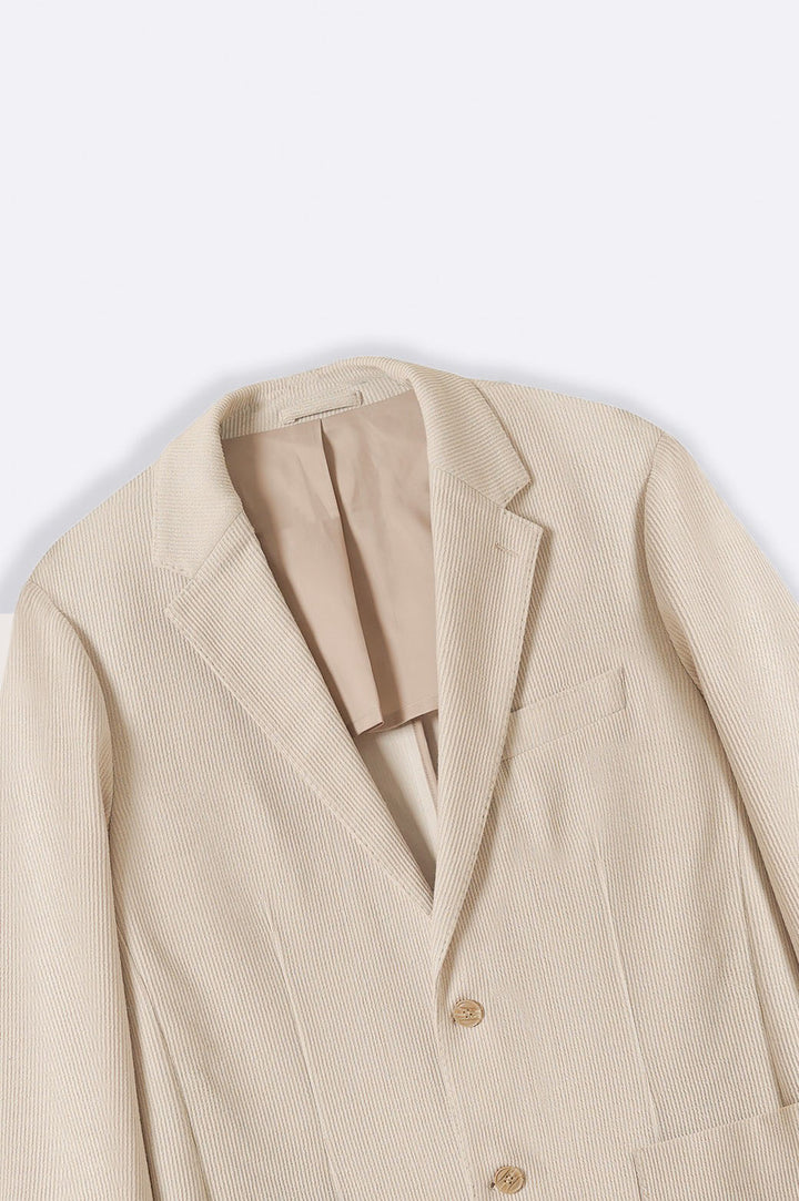 BEIGE CORDUROY BLAZER