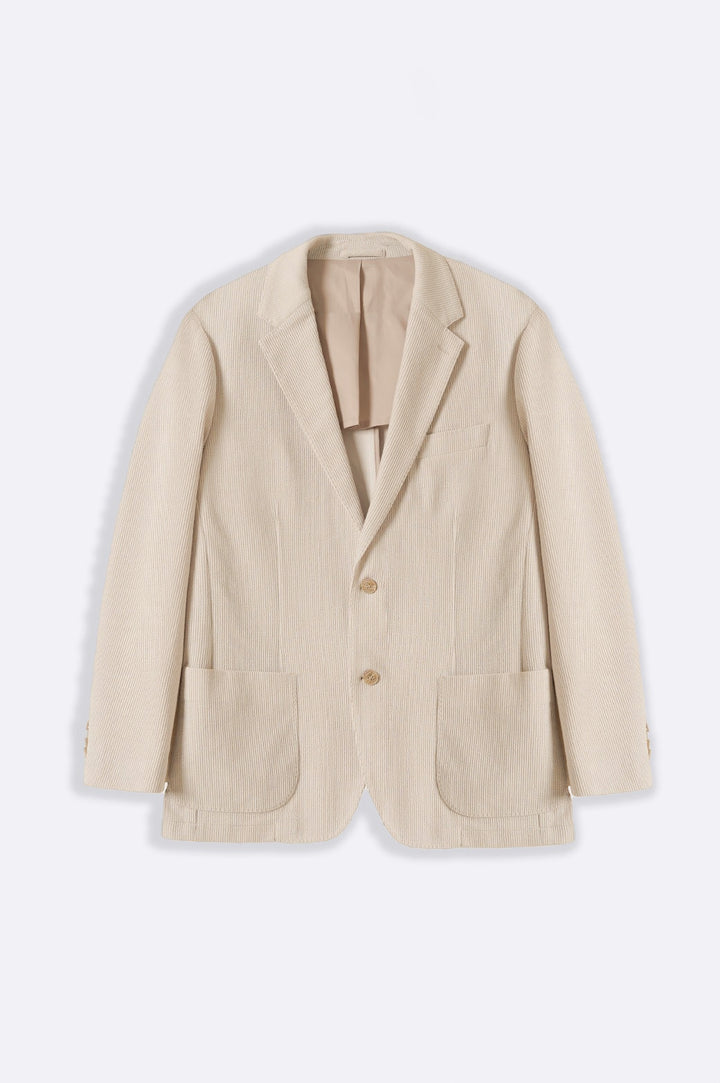 BEIGE CORDUROY BLAZER