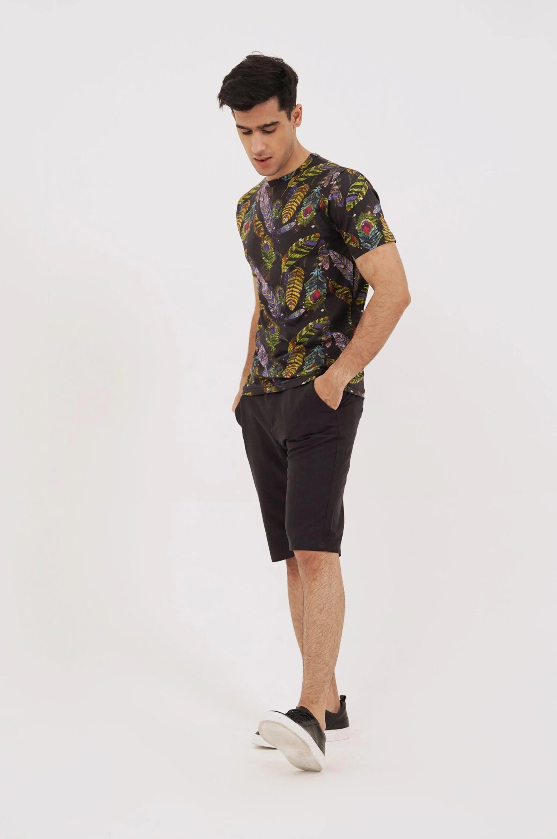 DRAWSTRING LINEN SHORTS - 9" SHORTS