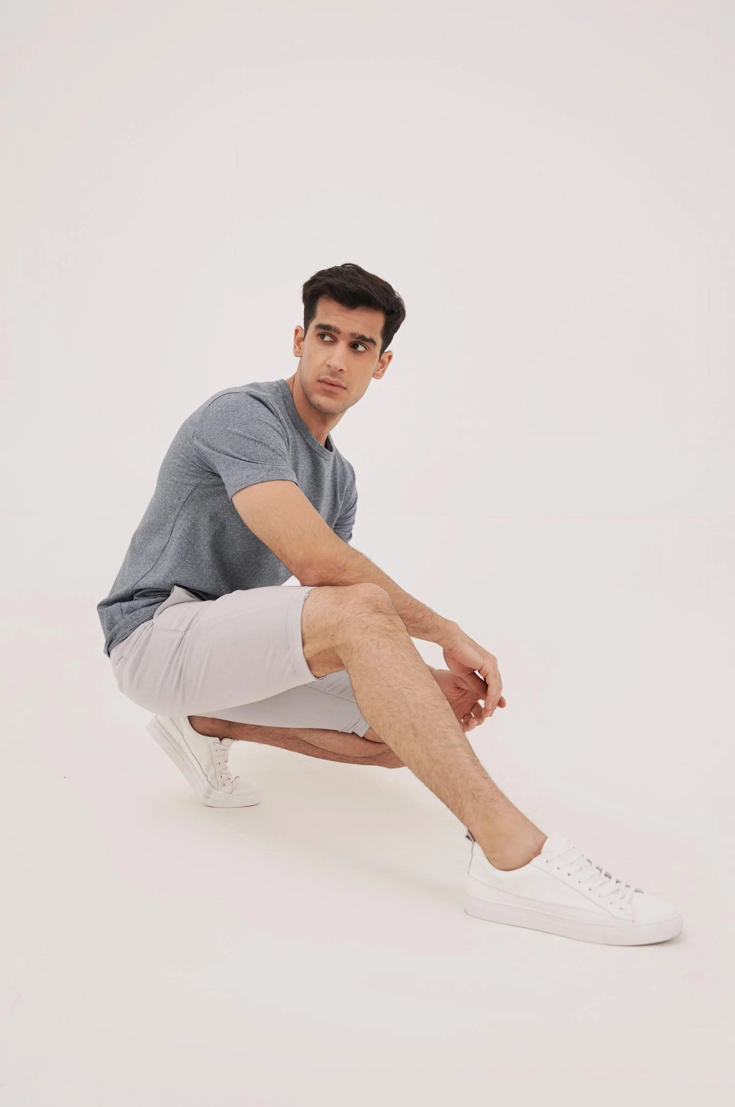 DRAWSTRING LINEN SHORTS - 9" SHORTS