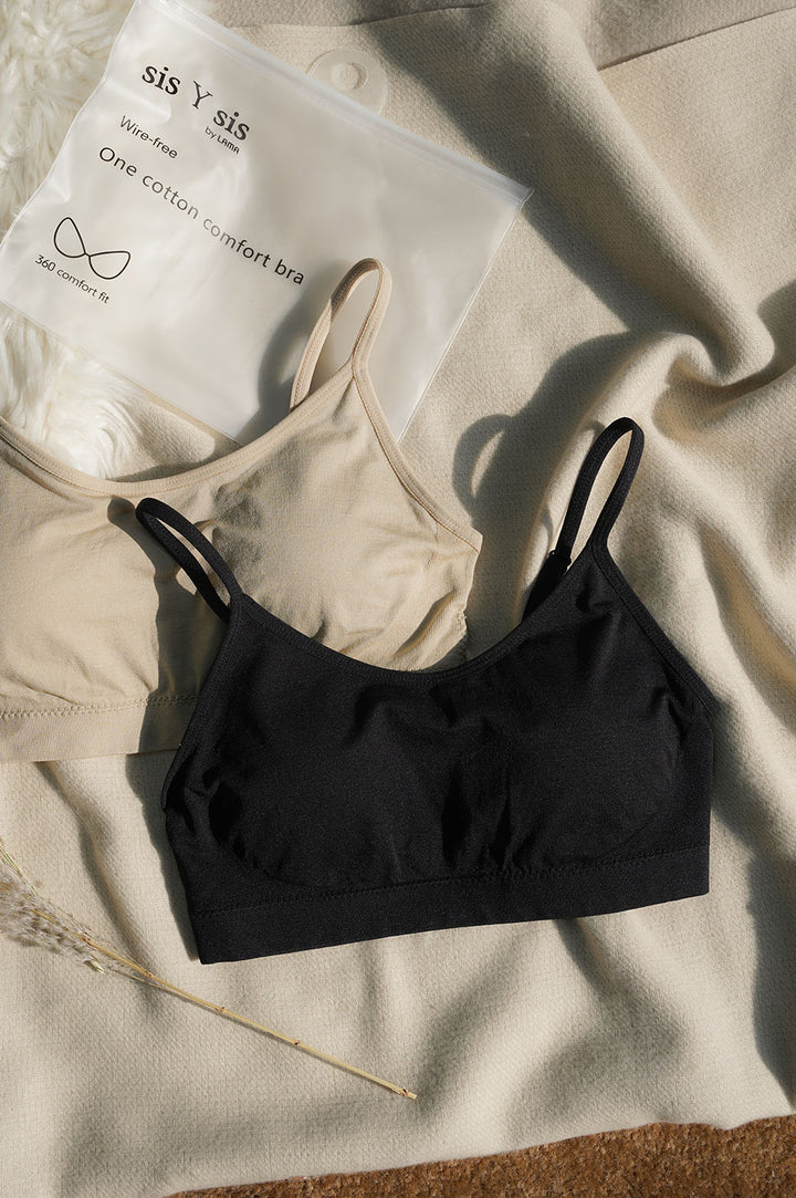 BLACK EVERYDAY PADDED BRALETTE