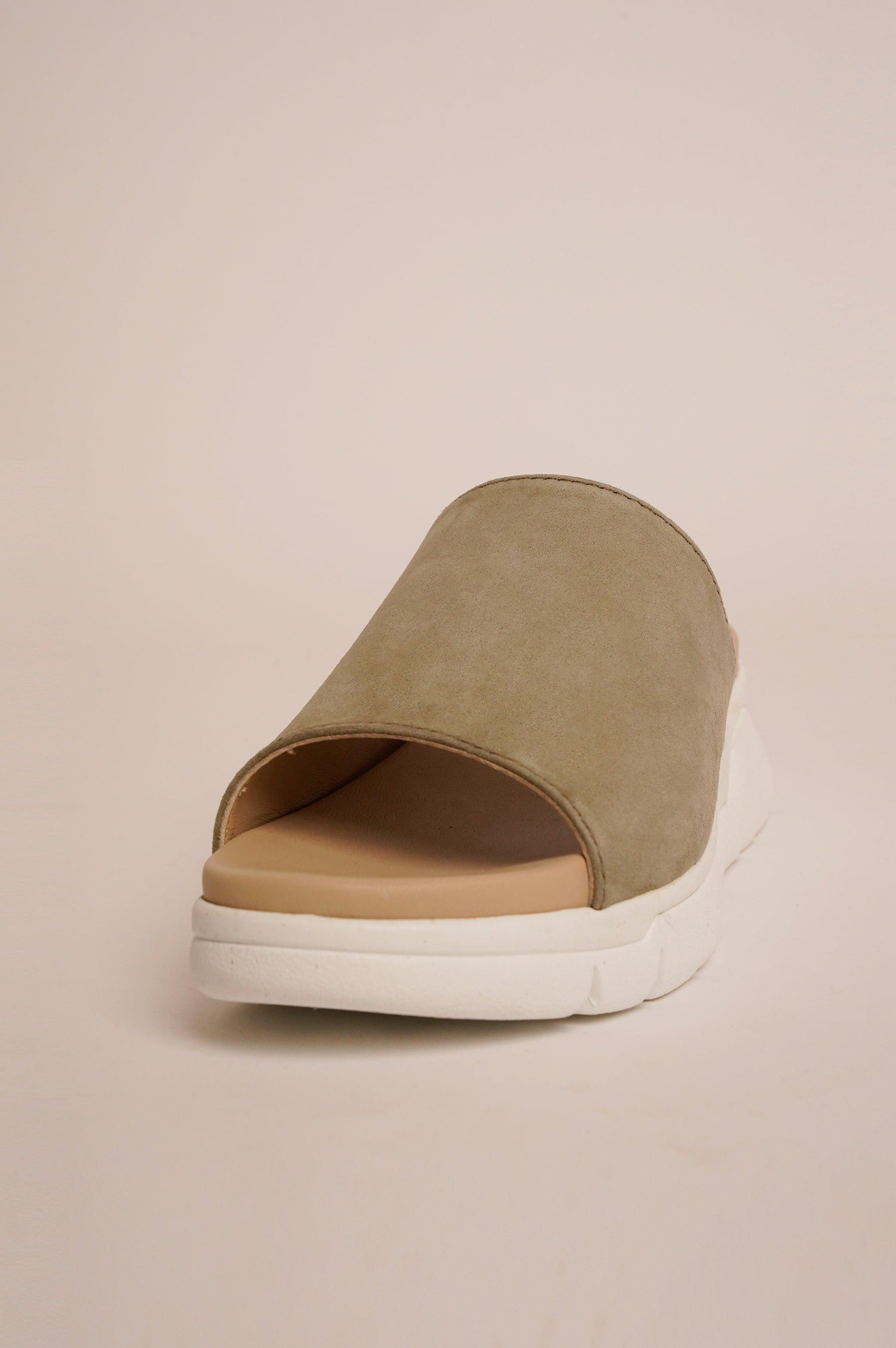 HORIZON SUEDE SLIDE - LEATHER SLIDES