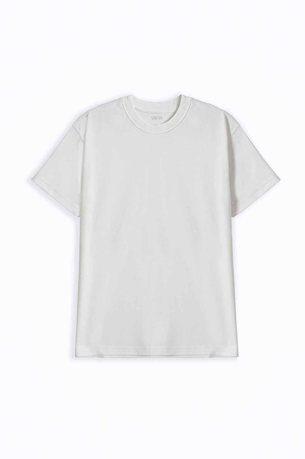 OFF WHITE INTERLOCK TEE