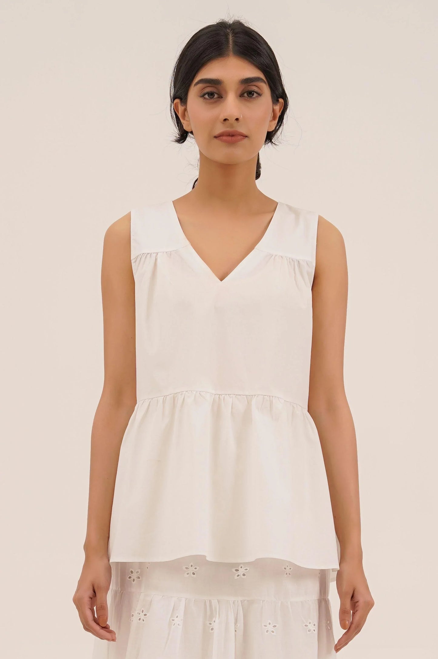 PEPLUM BLOUSE - BLOUSES